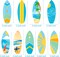 20pcs Surfing Surfboard Party Hanging Swirls Summer Surfing Birthday Party Decoration Surfboard Themed Swirl Ceiling Hanging Streamers for Summer Beach Surf Party Baby Shower Supplies